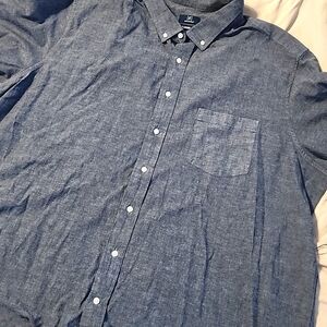 Men's button up blue shirt - NWT - 3XL